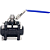 Válvula Esfera Tripartida 1/2" Aço Carbono BSP WCB com Vedação PTFE 1000PSI - Imagem 3