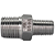 Conexão Niple Redução Bsp 1/4" X 1/8" Inox 304 Rosca Macho - Imagem 3
