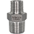 Conexão Niple Redução Bsp 3/8" X 1/4" Inox 304 Rosca Macho - Imagem 1