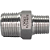 Conexão Niple Redução Bsp 3/8" X 1/4" Inox 304 Rosca Macho - Imagem 3