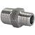 Conexão Niple Redução Bsp 3/8" X 1/4" Inox 304 Rosca Macho - Imagem 2