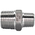 Conexão Niple Redução Bsp 1/2" X 3/8" Inox 304 Rosca Macho - Imagem 3