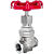 Válvula Gaveta 3/8" BSP Aço Inox 304 200PSI - Imagem 1