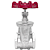 Válvula Gaveta 2-1/2" BSP Aço Inox 304 200PSI - Imagem 2