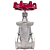 Válvula Gaveta 3" BSP Aço Inox 304 200PSI - Imagem 2