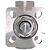 Válvula Esfera com base para atuador 1/4" BSP Aço Inox 304 com Vedação PTFE 1000PSI - Imagem 4