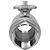 Válvula Esfera com base para atuador 3" BSP Aço Inox 304 com Vedação PTFE 1000PSI - Imagem 3
