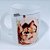 Caneca de Vidro Jateado Personalizada - Imagem 1