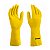 LUVA LATEX AMARELA M 8" IMBAT - Imagem 1