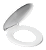 ASSENTO SANIT. OVAL ALMOF. BR - ATLAS - Imagem 2