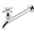 TORNEIRA 1159 PIA/TANQUE METAL 22CM BICO / AREJ C-23 / C-33 - KRHOMO - Imagem 1