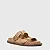 Flat Birken Collab Carrano + A.mar Couro Suede Bege Toffee - Imagem 2