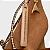 Bolsa Hobo Collab Carrano + A.mar Couro Suede Marrom Saddle - Imagem 7