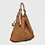 Bolsa Hobo Collab Carrano + A.mar Couro Suede Marrom Saddle - Imagem 3