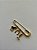 Broche Tordilho Negro - Dourado - Imagem 1