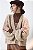 CARDIGAN ALMA BEGE - 100% LÃ BOUCLÈ DE ALPACA - Imagem 2
