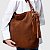 Bolsa Carrano + A.MAR - Suede Marrom Walnut - Imagem 1
