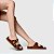 Rasteira Birken Carrano + A.MAR - Couro Suede Marrom Walnut - Imagem 2