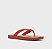 Rasteira Thong Carrano + A.mar Couro Vermelho Spice - Imagem 1