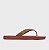 Rasteira Thong Carrano + A.mar Couro Marrom Gingerbread - Imagem 1