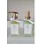 Kit Lavabo Artesanal Sabonete Liquido + Home Spray Bambu Gold Vidro Luxo 120ml - Imagem 1
