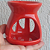 Difusor Rechaud/rechô Cerâmica Lua para Óleos Essenciais e Wax Melts Vermelho - Imagem 5