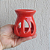 Difusor Rechaud/rechô Cerâmica Lua para Óleos Essenciais e Wax Melts Vermelho - Imagem 1