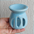 Difusor Rechaud/rechô Cerâmica Lua para Óleos Essenciais e Wax Melts Azul Bebê - Imagem 1