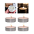Kit com 4 Mini Vela para Aromatizador Rechaud sem aroma a base de cera de côco 13g cada - Imagem 1