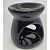 Kit 10 un Difusor Rechaud/rechô Cerâmica Flor para Óleo Essencial e Wax Melts Preto - Imagem 7