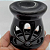 Kit 30 un Difusor Rechaud/rechô Cerâmica Flor para Óleo Essencial e Wax Melts Preto - Imagem 2