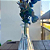 Kit 3 Vaso de Vidro Diamante 15cm Decorativo P/ Difusor de Ambientes E Arranjos De Flores - Imagem 4