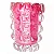 Vaso De Vidro Italy Estilo Murano Rosa A15xd10cm 1,32kg 4803 - Lyor Original - Imagem 5