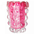 Vaso De Vidro Italy Estilo Murano Rosa A15xd10cm 1,32kg 4803 - Lyor Original - Imagem 6