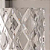 Vaso De Cristal C/ Pé Deli Diamond 41cmx12,5cm Lyor Original - Imagem 4