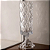 Vaso De Cristal C/ Pé Deli Diamond 41cmx12,5cm Lyor Original - Imagem 1