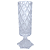Vaso De Cristal C/ Pé Deli Diamond 41cmx12,5cm Lyor Original - Imagem 3