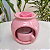 Difusor Rechaud Bolinha Com Suporte (Panelinha) para vela P/ Óleos Essenciais E Wax Metls Rosa - Imagem 1