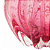 Vaso de Vidro Italy Estilo Murano Rosa e Dourado 15cm x 13cm x 16cm 4847 - Lyor Original Original - Imagem 4