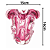 Vaso de Vidro Italy Estilo Murano Rosa 15cm x 16cm 4827 - Lyor Original - Imagem 5