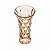 Vaso de Vidro Diamond Âmbar Metalizado 13cm x 6,5cm x 20cm - Lyor Original - Imagem 2