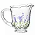 Conjunto Jarra com 6 Taças de Cristal Lavanda Hand Painting 1,3L/240ml - Lyor Original - Imagem 2