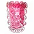 Vaso De Vidro Estilo Murano Italy Rosa 17cmx12cm 4809 - Lyor Original - Imagem 2