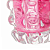 Vaso De Vidro Estilo Murano Italy Rosa 17cmx12cm 4809 - Lyor Original - Imagem 7