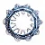 Centro De Mesa Vidro Estilo Murano Italy Azul 16cmx8cm 4876 Lyor - Imagem 4