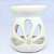 Kit 30un Difusor Rechaud/rechô Cerâmica Flor para Óleo Essencial e Wax Melts Branco - Imagem 5