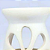 Kit 30un Difusor Rechaud/rechô Cerâmica Flor para Óleo Essencial e Wax Melts Branco - Imagem 8