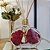 Kit Aromatizador 1 Lindo Vidro Jolie 300ml + 5 Varetas + Flores Artificiais + Pingente - Imagem 1