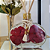 Kit Aromatizador 1 Lindo Vidro Jolie 300ml + 5 Varetas + Flores Artificiais + Pingente - Imagem 4