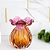 Vaso Vidro Italy Estilo Murano Rosa E Âmbar 11cm x 13cm 220825 - Lyor Original - Imagem 1